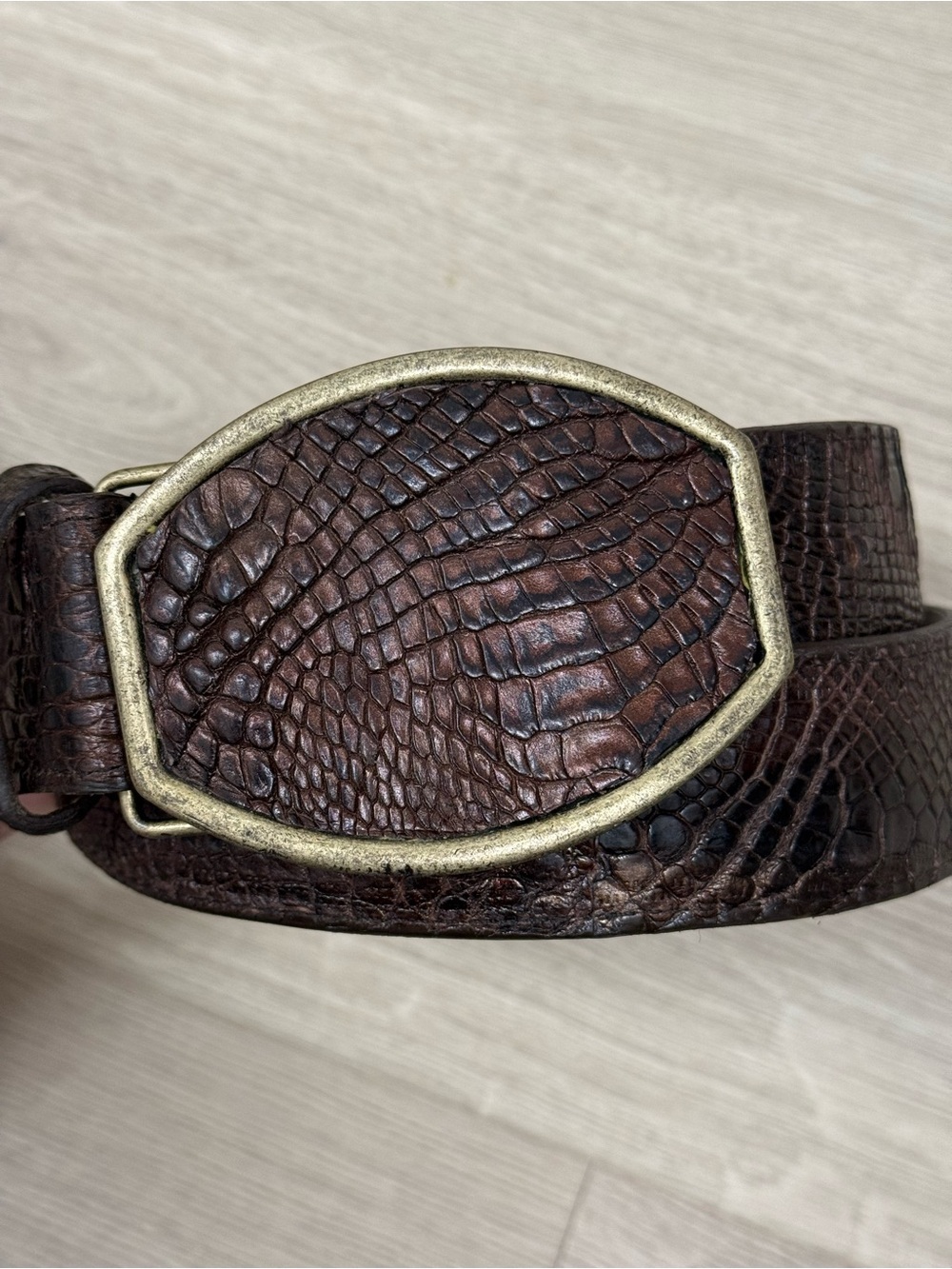 NEW El Malcreado Exotic Leather Western Belt Size 38